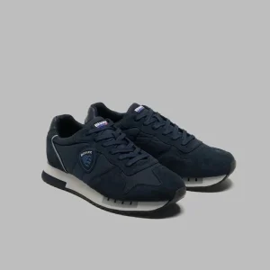 SNEAKER ALLACCIATA RUNNING QUEENS05 BLAUER UOMO
