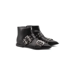 Ankle boot con fibbie da donna