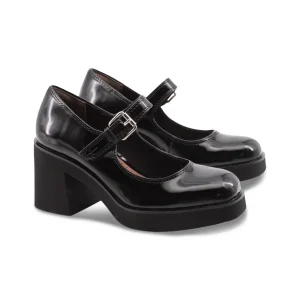 Décolleté vegan mary jane con plateau