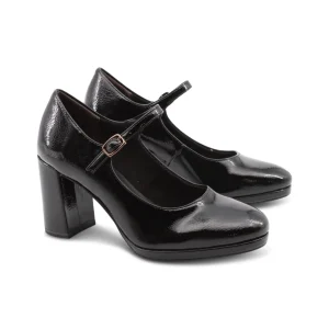 Décolleté vegan mary jane in vernice