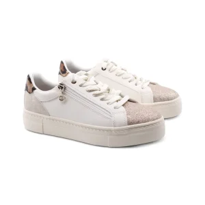Sneaker vegan con zip da donna