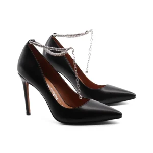 Décolleté con cinturino gioiello donna