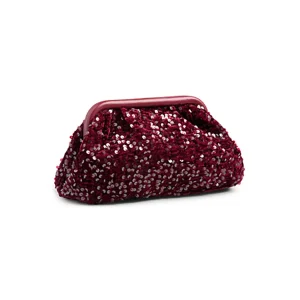 Kam Sequins Clutch borsa da donna