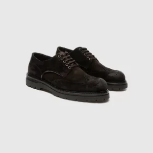 SCARPA DERBY CON CODA DI RONDINE BERT Brogues AMBITIOUS UOMO