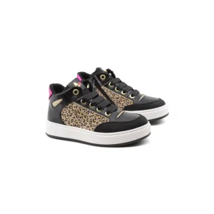 Sneaker alta animalier da bimba