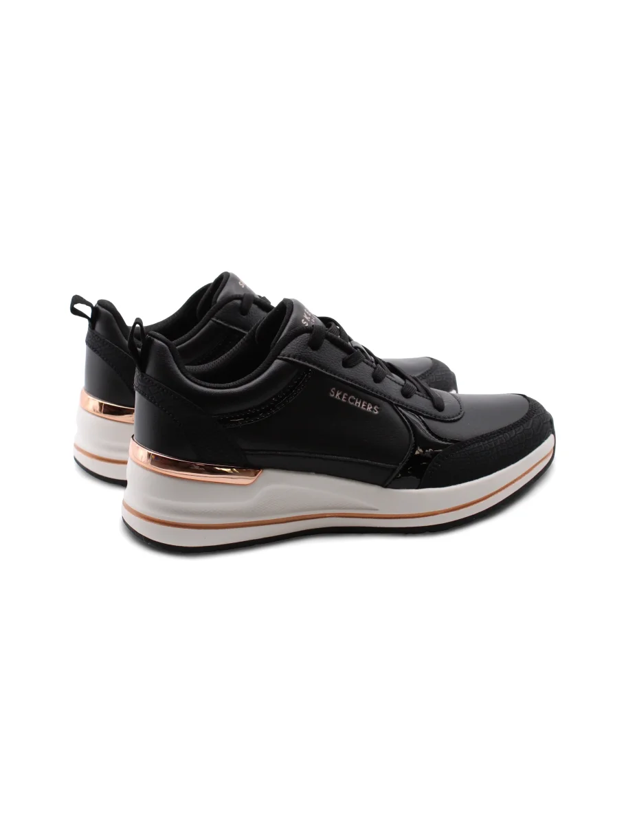 Fine shine sneaker zeppa da donna - immagine 5
