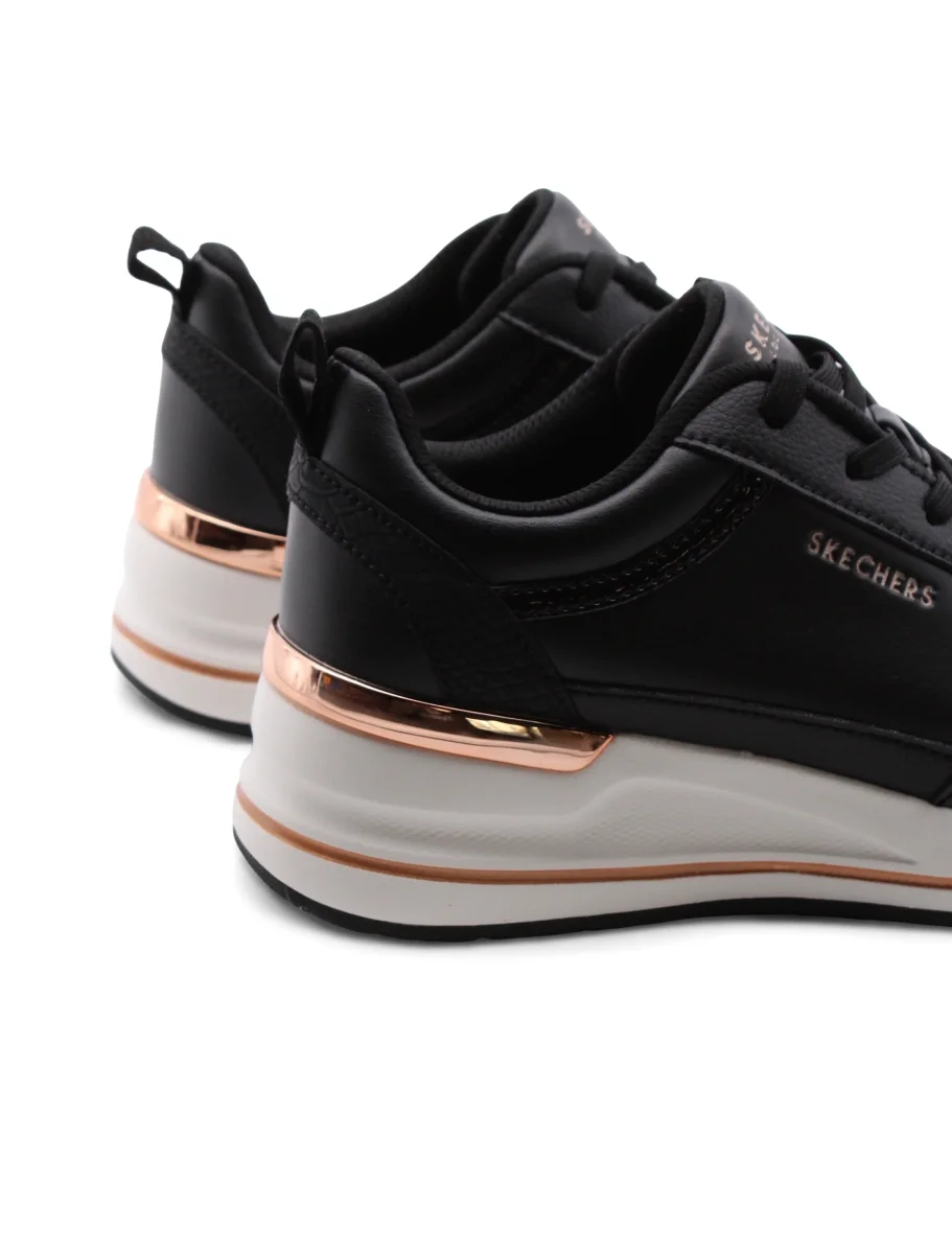 Fine shine sneaker zeppa da donna - immagine 6