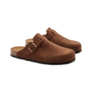 Sabot in pelle scamosciata da uomo