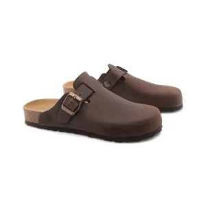 Sabot in pelle da donna