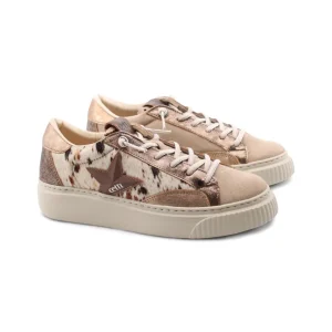 Sneaker animalier da donna
