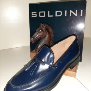 MOCASSINO CON NAPPINA ANTICA CUOIERIA SOLDINI UOMO