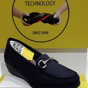 MOCASSINO CON FIBBIA E ZEPPA 24HRS DONNA