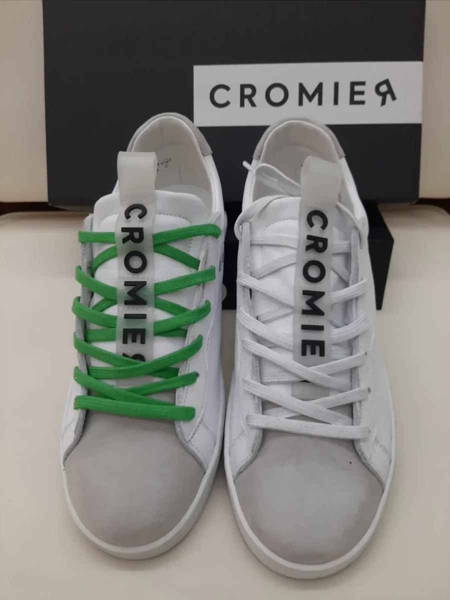 SNEAKERS ALPHA WHITE BLUE CROMIER UOMO - immagine 4