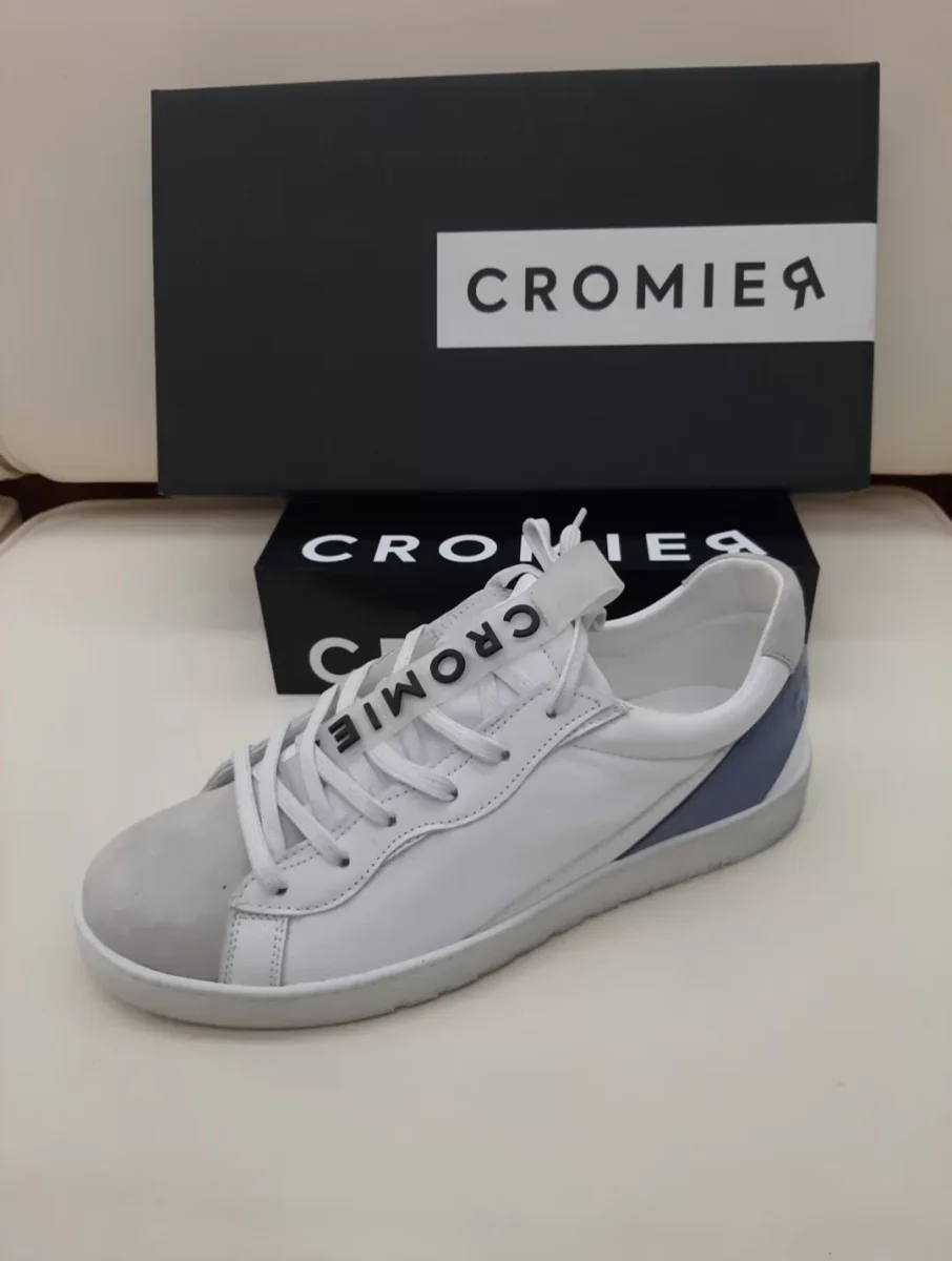 SNEAKERS ALPHA WHITE BLUE CROMIER UOMO - immagine 3