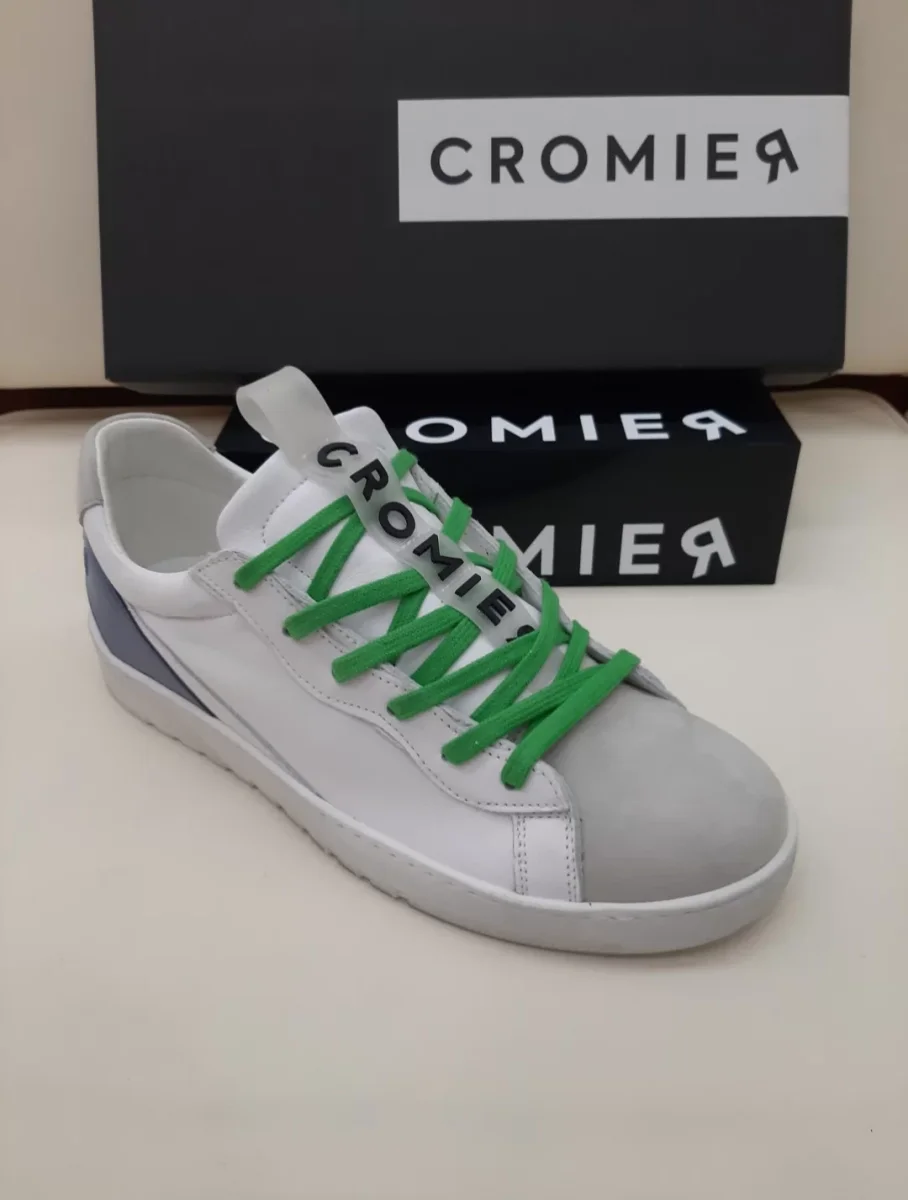 SNEAKERS ALPHA WHITE BLUE CROMIER UOMO