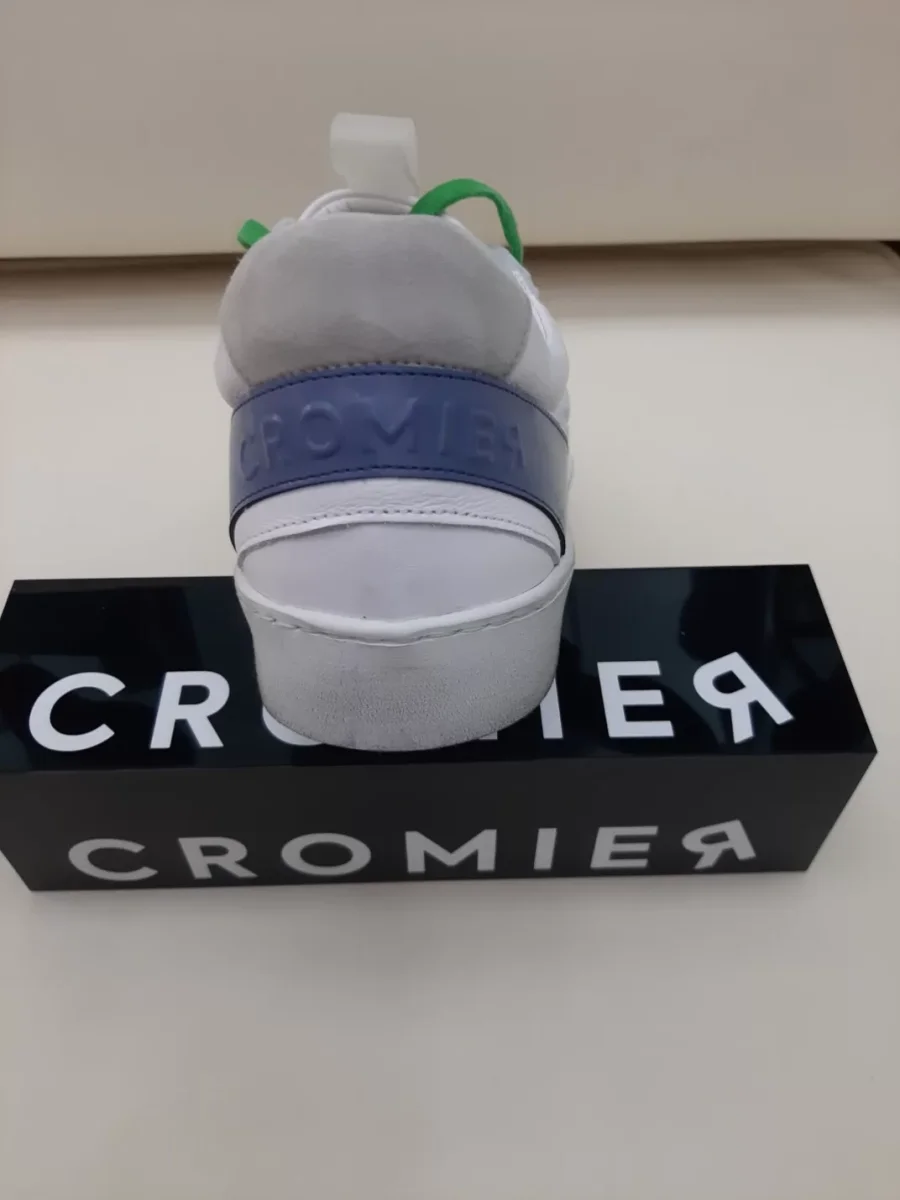 SNEAKERS ALPHA WHITE BLUE CROMIER UOMO - immagine 5