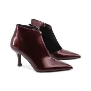 Décolleté semi aperta in vernice donna