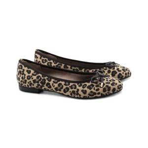 Ballerina vegan da donna con fiocco