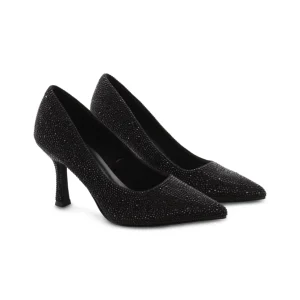 Décolleté gioiello vegan con strass