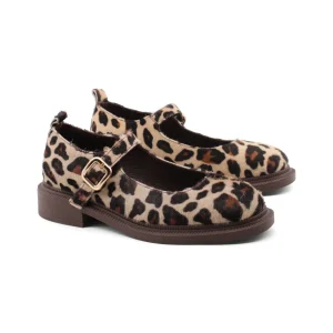 Ballerina animalier mary jane da donna