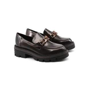 Mocassino da donna con catena