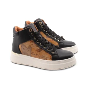 Sneaker alta con stampa Geo Classic