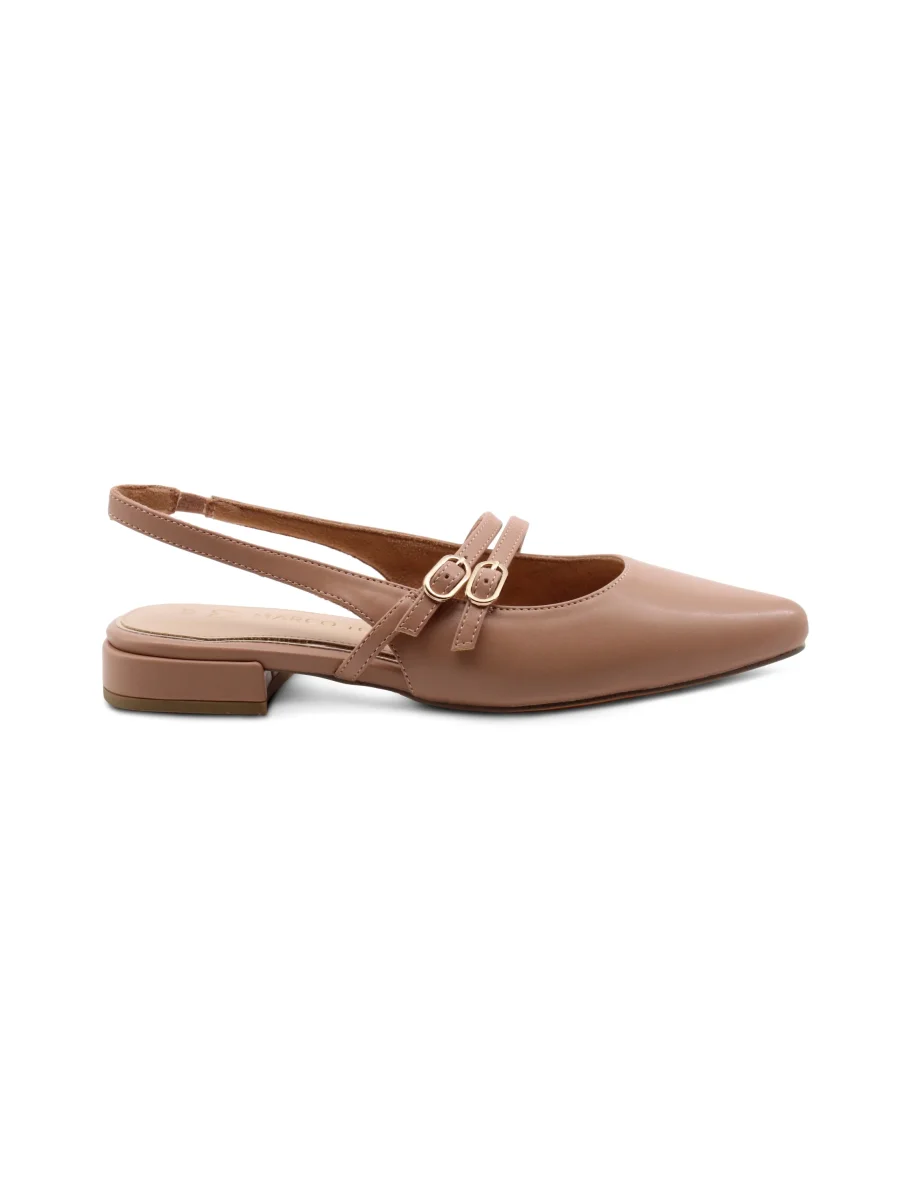 Ballerina vegan slingback a punta donna - immagine 3