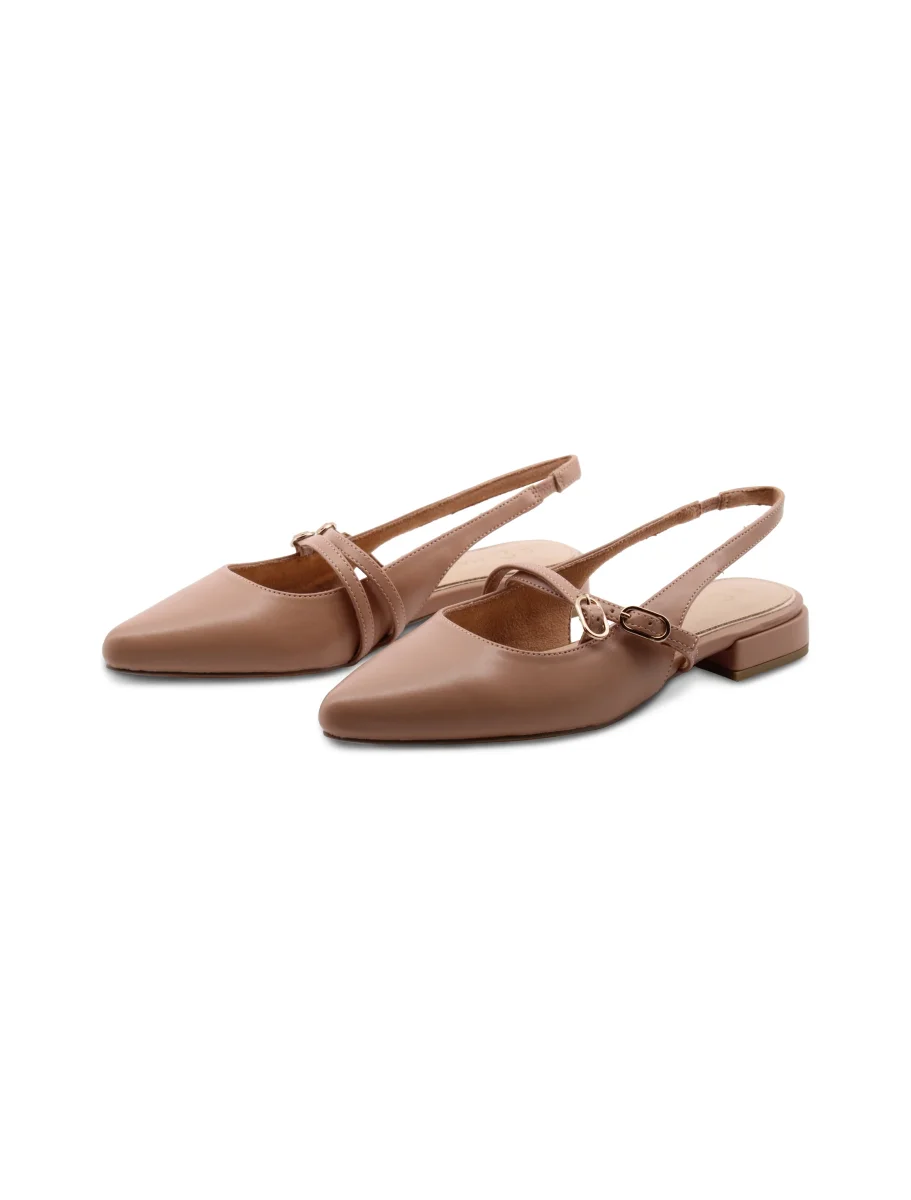 Ballerina vegan slingback a punta donna - immagine 4
