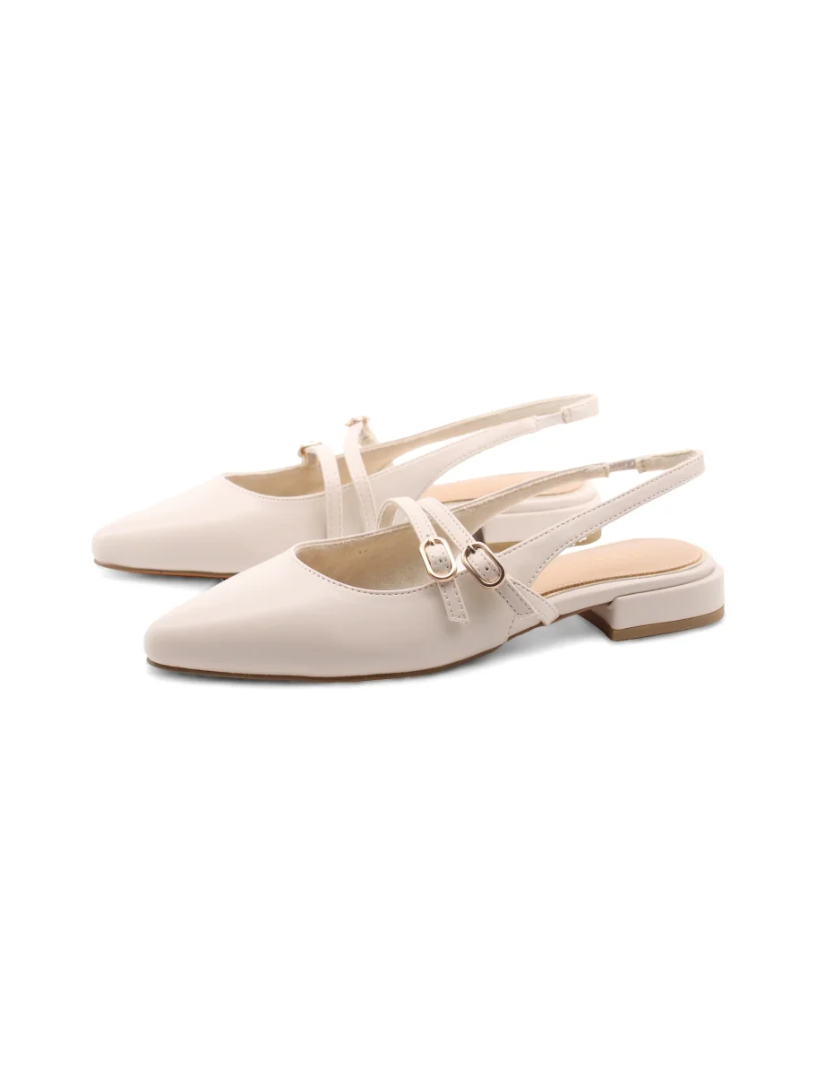 Ballerina vegan slingback a punta donna - immagine 4