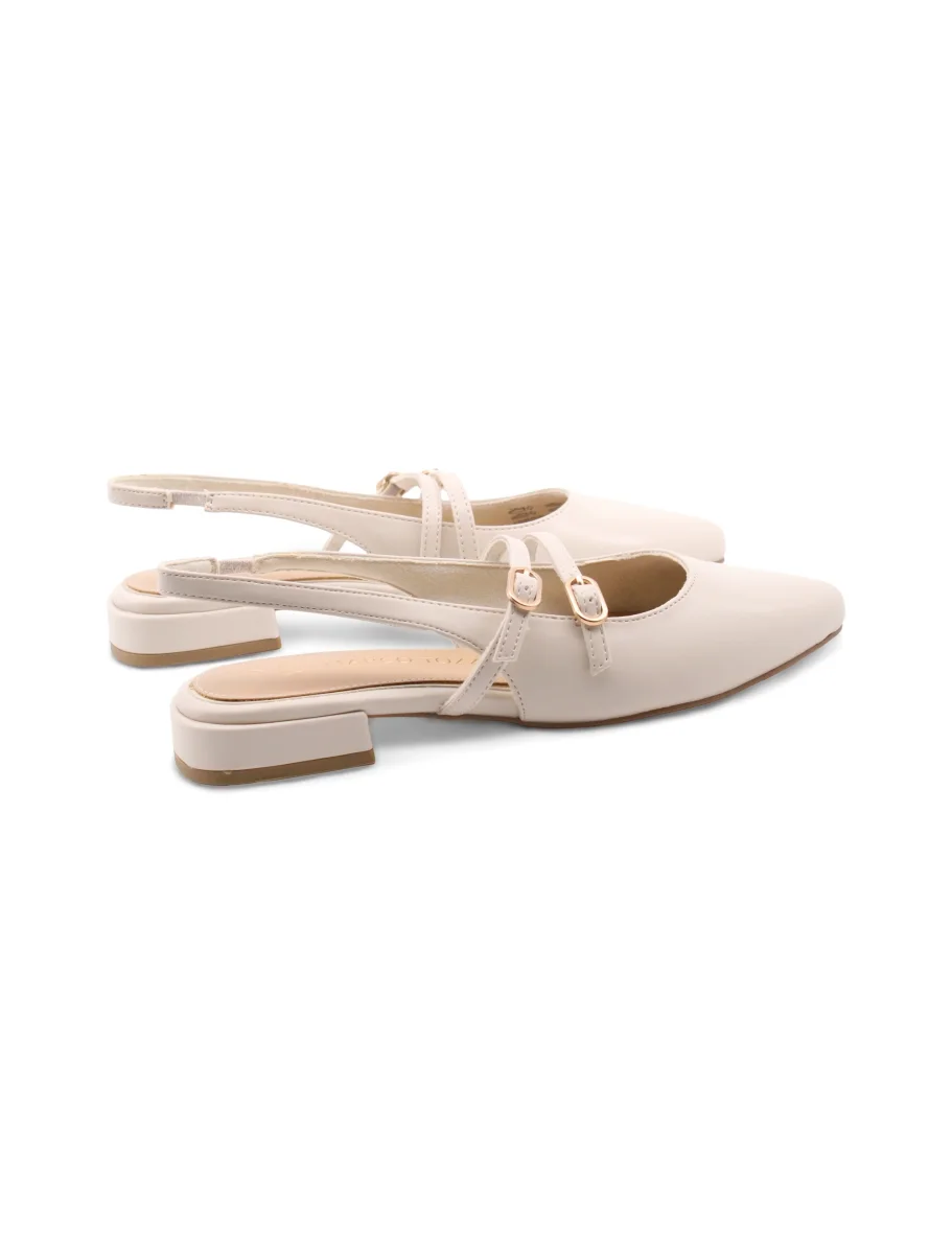 Ballerina vegan slingback a punta donna - immagine 6