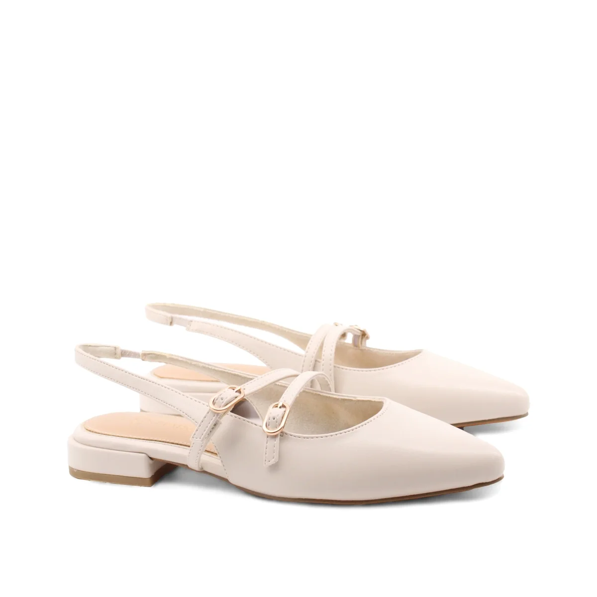 Ballerina vegan slingback a punta donna - immagine 7