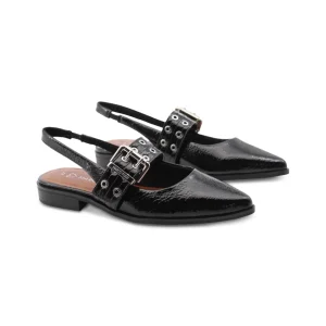 Ballerina mary jane vegan in vernice