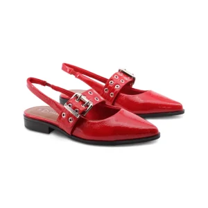 Ballerina mary jane vegan in vernice