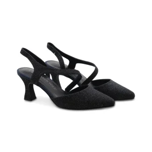 Dècolleté glitter slingback vegan donna