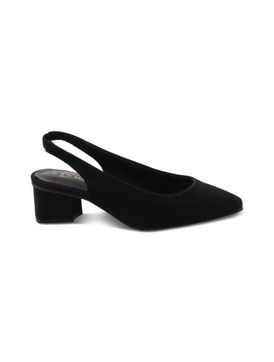 Décolleté slingback scamosciata donna - immagine 3