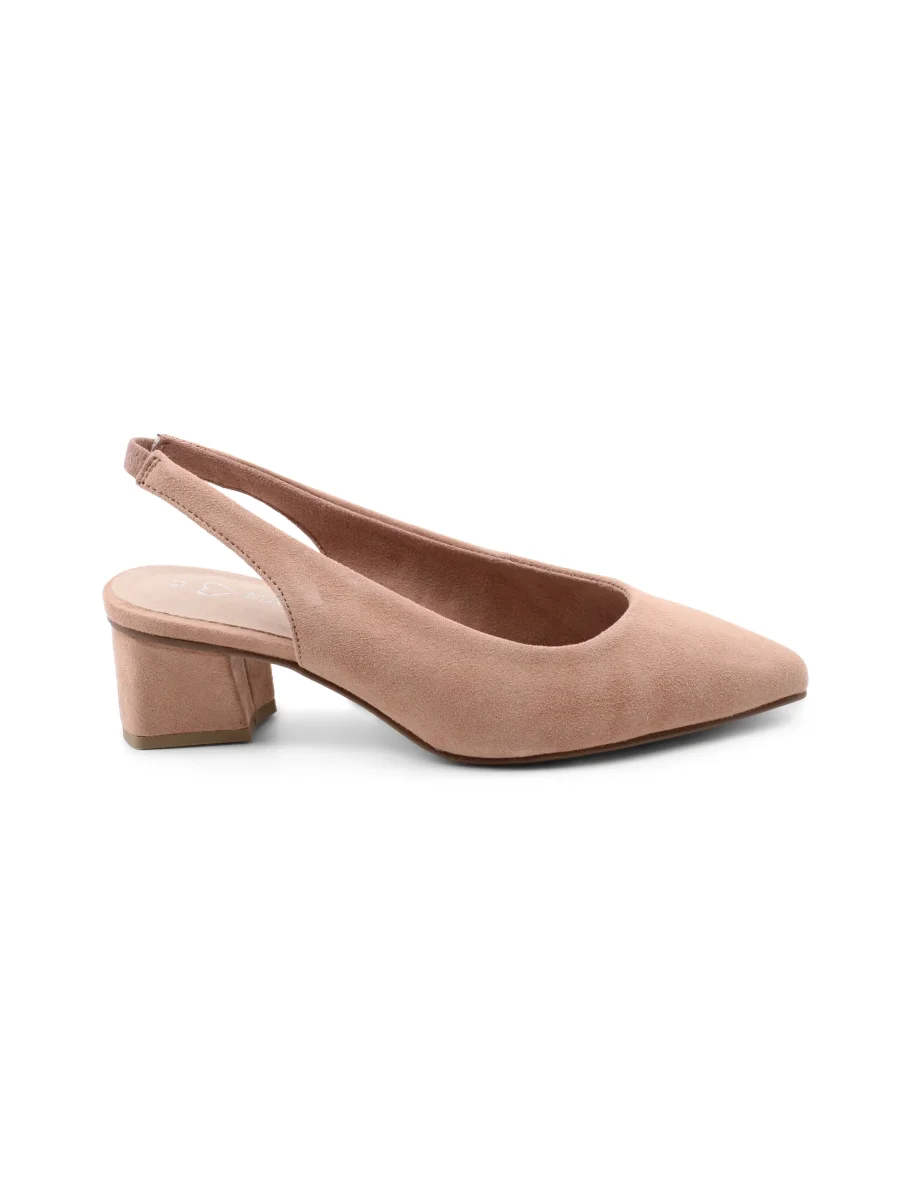 Décolleté slingback scamosciata donna - immagine 3