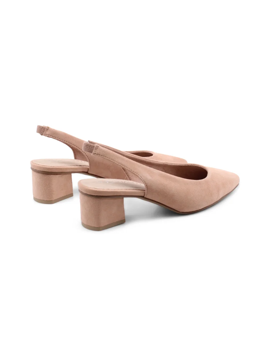 Décolleté slingback scamosciata donna - immagine 5