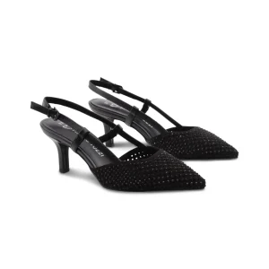 Décolleté slingback gioiello vegan
