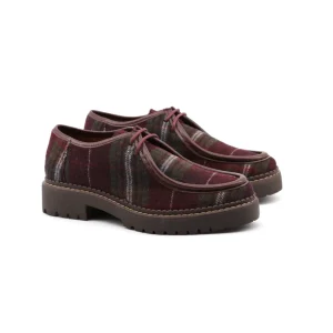 Parigi stringata da donna in tessuto