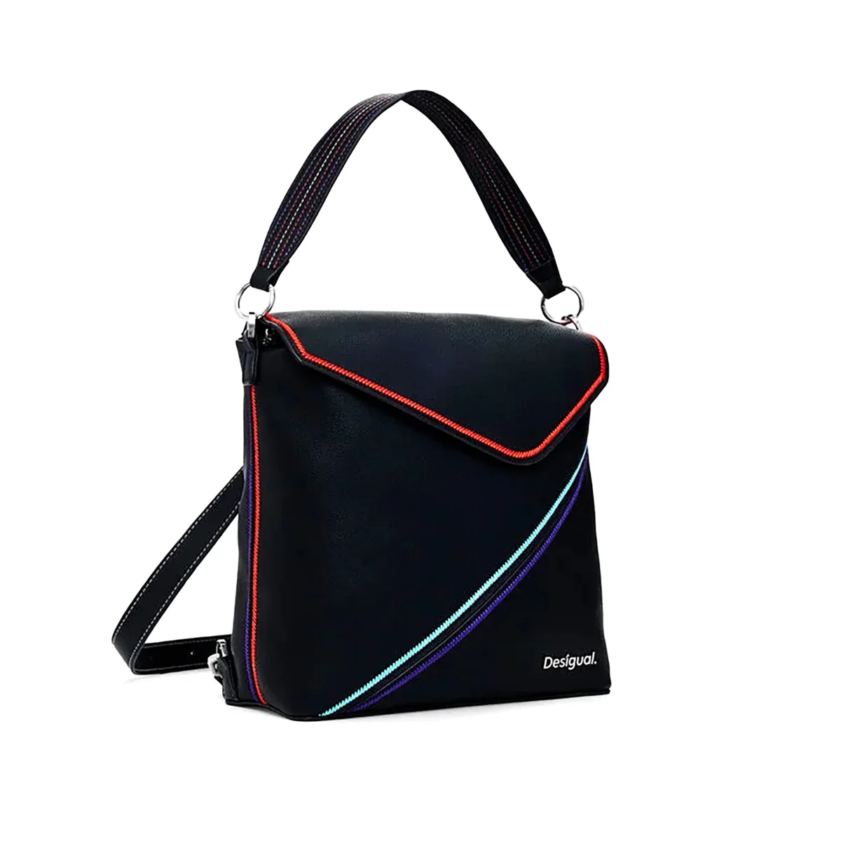 Back Cleo Black Jersey borsa da donna - immagine 5