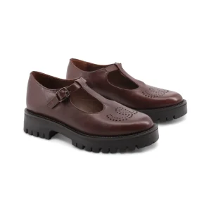 Ballerina bebè in pelle da donna