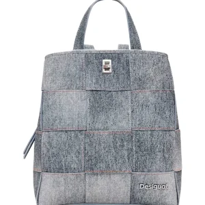 Back Yoko Pu Denim Sumy Mini zaino