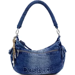Half logo denim Astana borsa donna