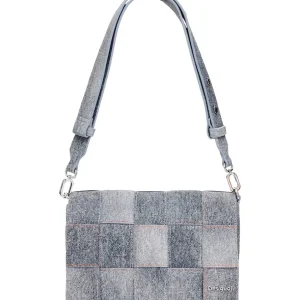 Yoko Pu Denim Dortmund borsa donna