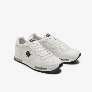 SNEAKER IN PELLE QUEENS04 BLAUER UOMO