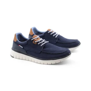 Scarpa stringata in tessuto da uomo