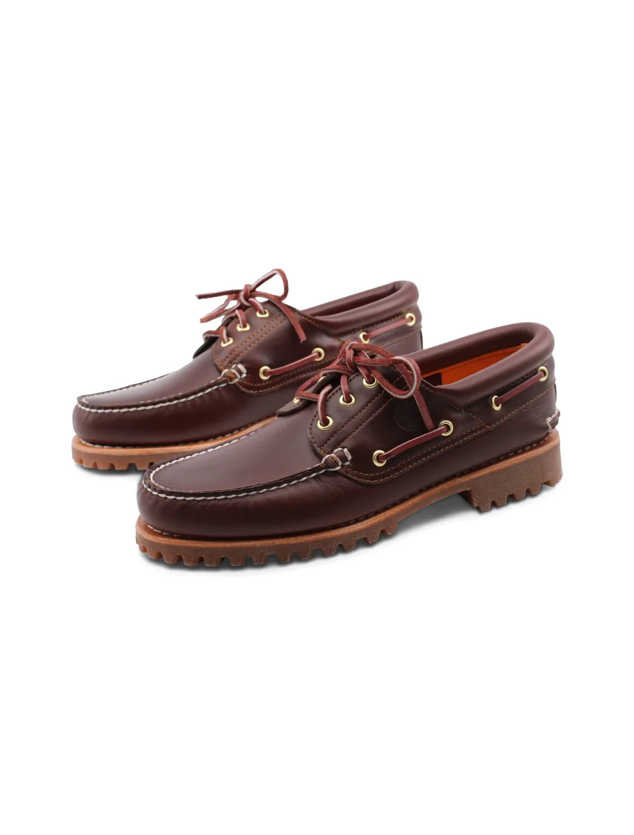 Scarpa da barca classica in pelle uomo - immagine 4