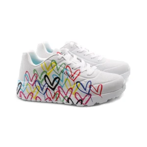 Spread The Love sneaker con cuori donna