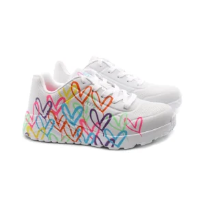 Spread The Love sneaker con cuori donna