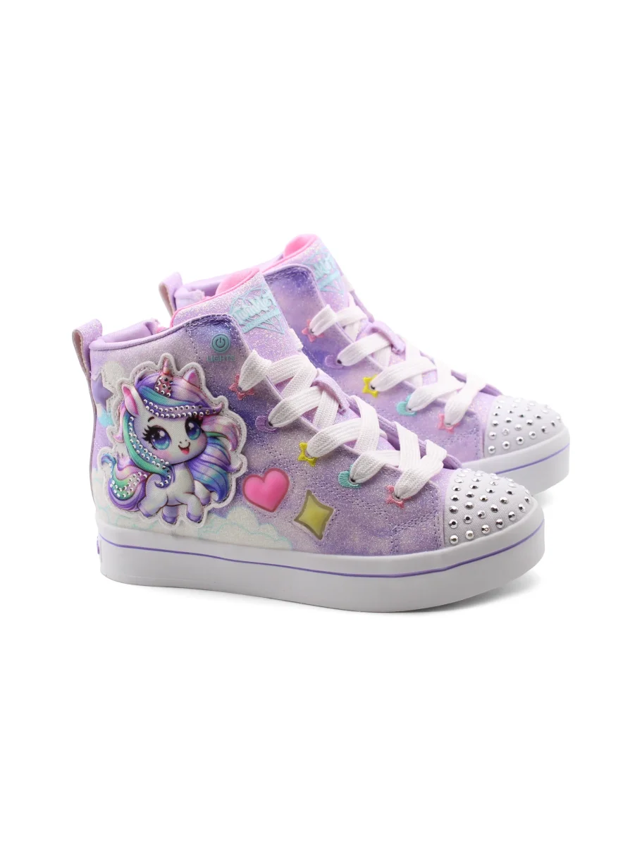 Unicorn Glam sneaker con luci da bimba